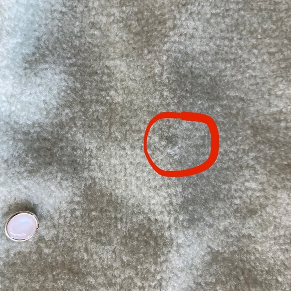 3/$15 Women's Jacket/Coat , Fuzzy, Hidden Buttons, Scoop Neck Sage/Mint Green - Picture 13 of 13